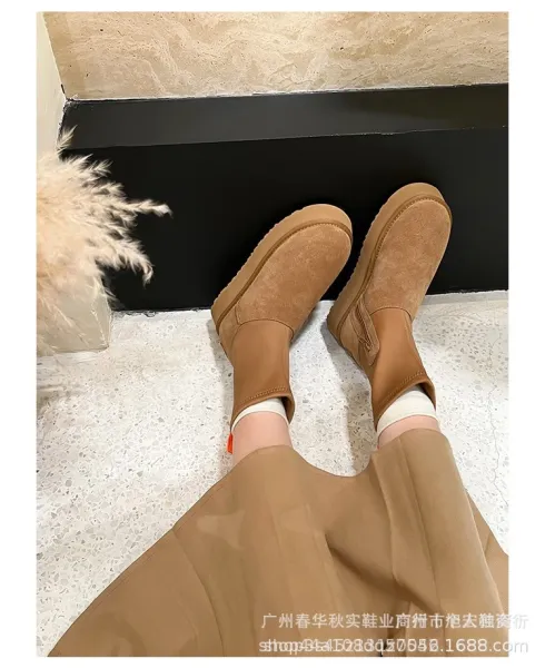 UGG Classic Mini Platform Boots Beige Snow-Boots - 4