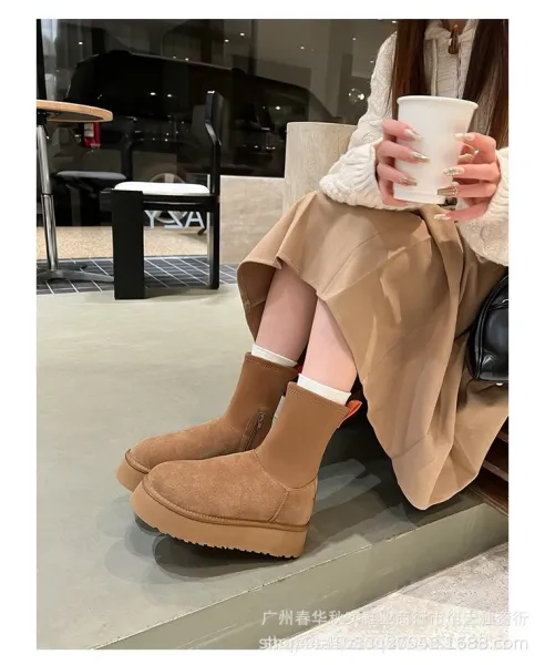 UGG Classic Mini Platform Boots Beige Snow-Boots - 5