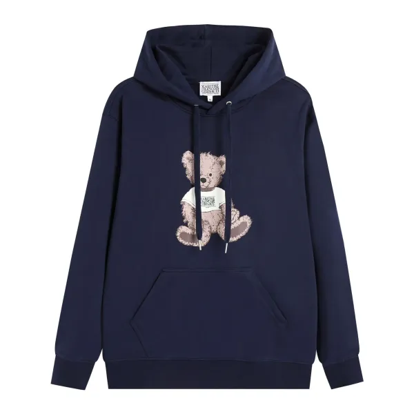 GRA Color-Block Hoodie Beige and Brown Hoodie - 77