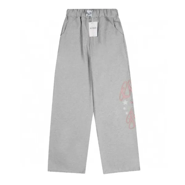Gallery Dept. Embroidered Script Sweatpants Black - 7