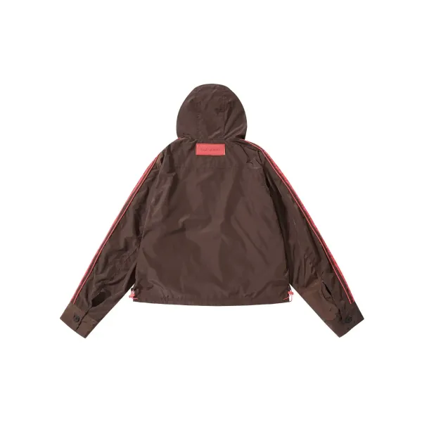GRA Windbreaker Jacket in Yellow and Plaid - 14
