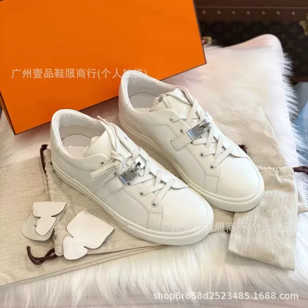Hermès Oran Sneakers White Leather Sneakers - 6