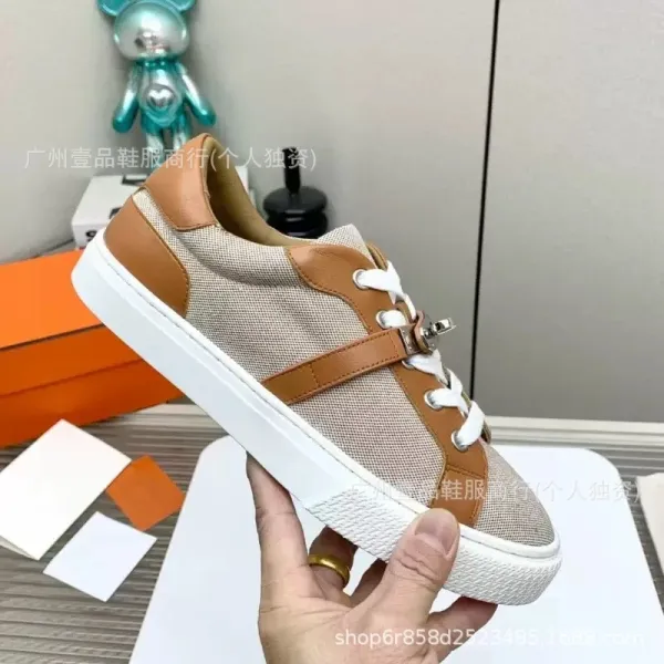 Hermès Oran Sneakers White Leather Sneakers - 15