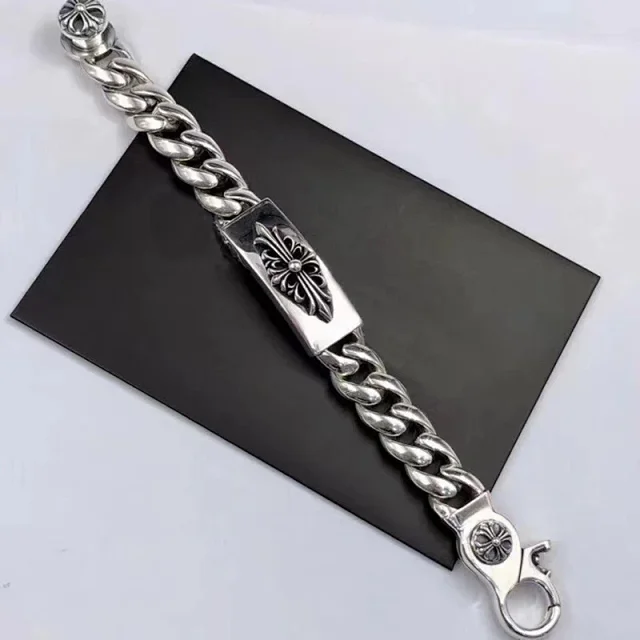 Chrome Hearts Jewelry Cross and Floral Chain Bracelet product detail image 28