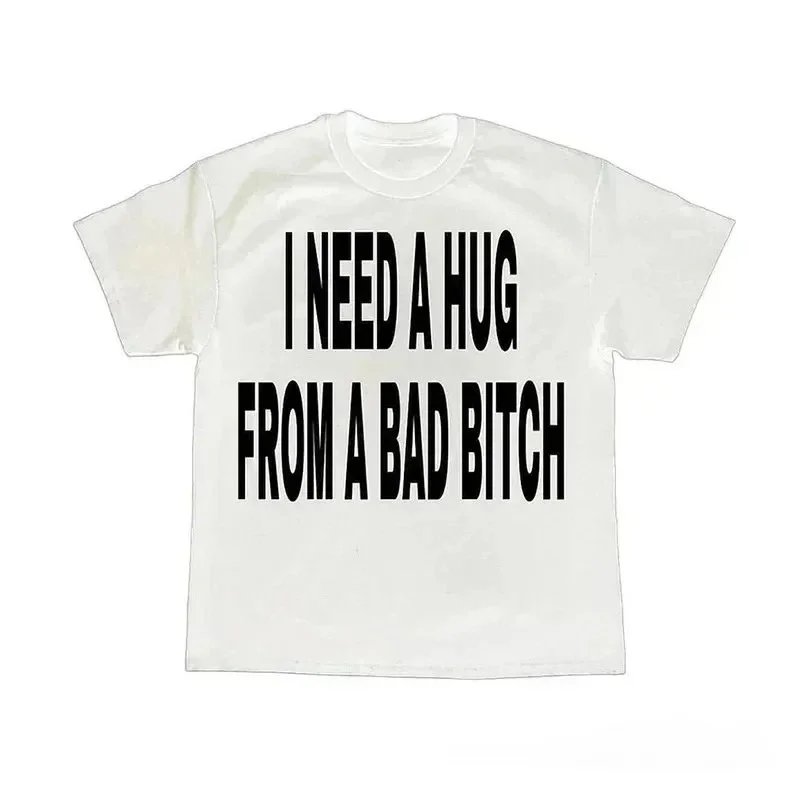 DX403 Hip Hop Women's Summer Goth Harajuku Loose Fit T-Shirt