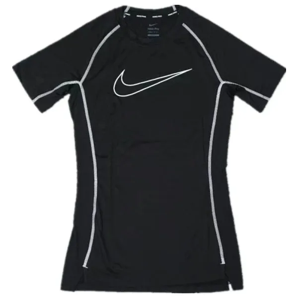 Nike Pro Cool Black Base-Layer T-Shirt - 1