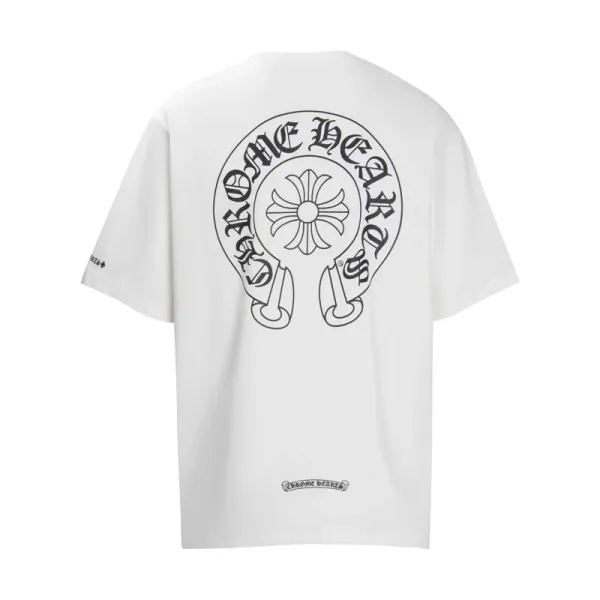 Chrome Hearts Classic Logo Print White T-Shirt - 1