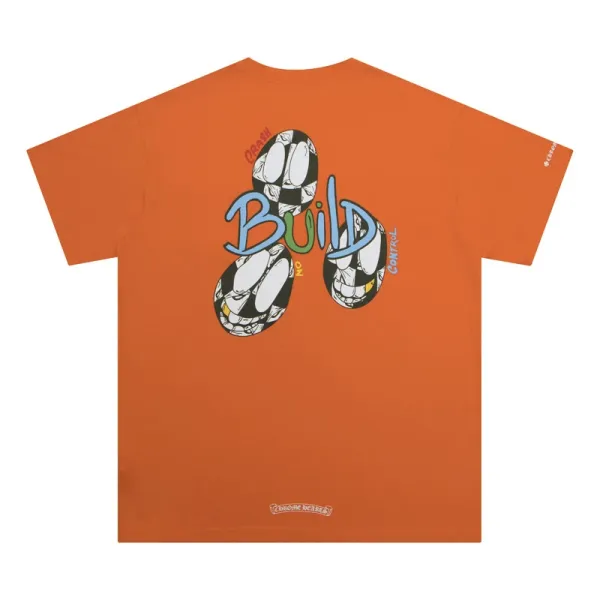 Chrome Hearts x Build Series Orange Graphic T-Shirt - 1
