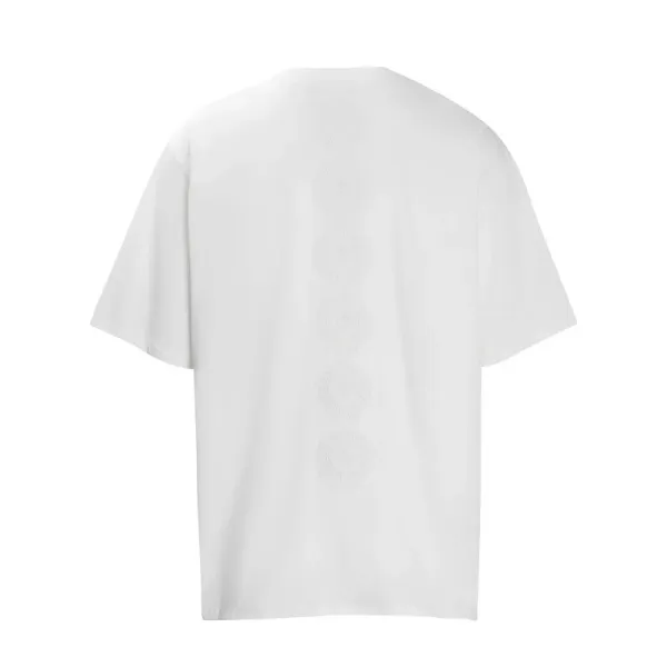 Versace Medusa Embroidered White T-Shirt - 1