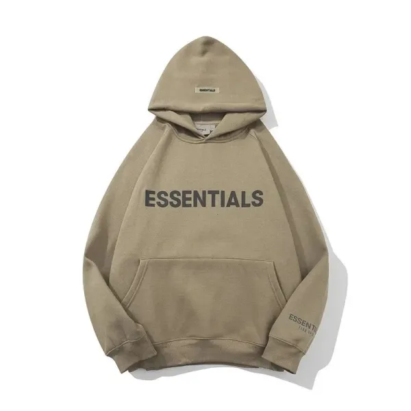 Fear of God Essentials Hoodie Beige Hoodie - 1