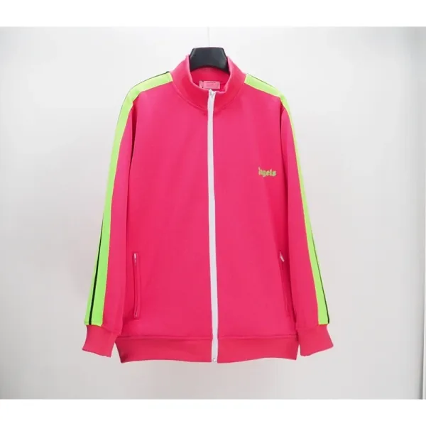Palace Skateboards Track Jacket Pink Neon Green Outerwear - 1