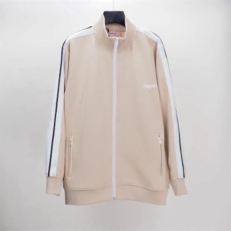 Palace Angels Track Jacket Beige with Rasta Stripes Outerwear - 30