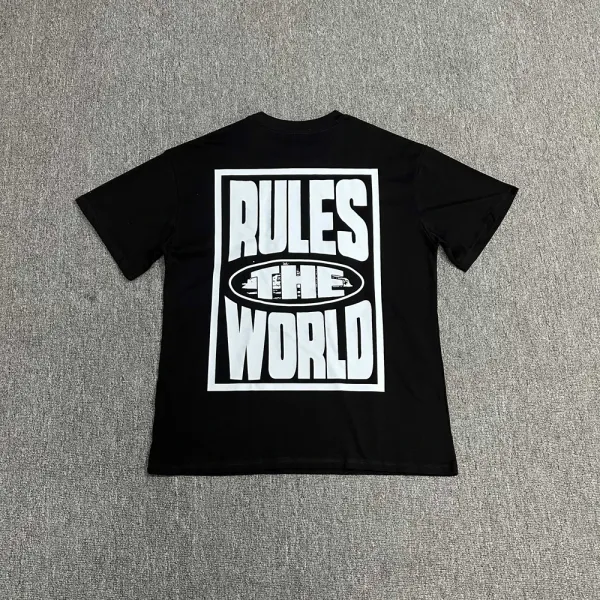 Off-White Floral Oval Logo Black T-Shirt - 39