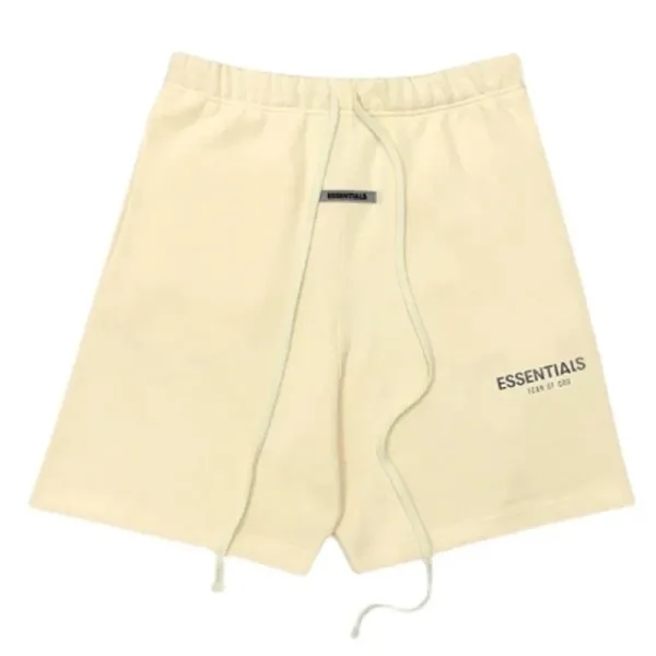 Fear of God Essentials Drawstring Shorts Beige Shorts - 1