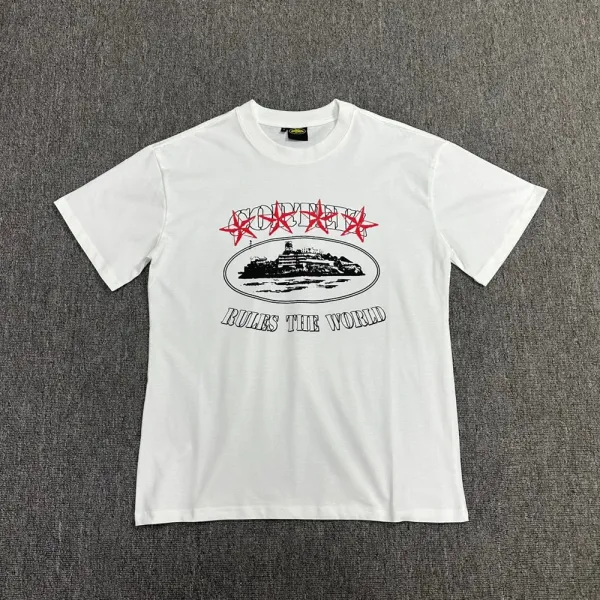 SOPHNET. Rules The World Graphic T-Shirt White - 1