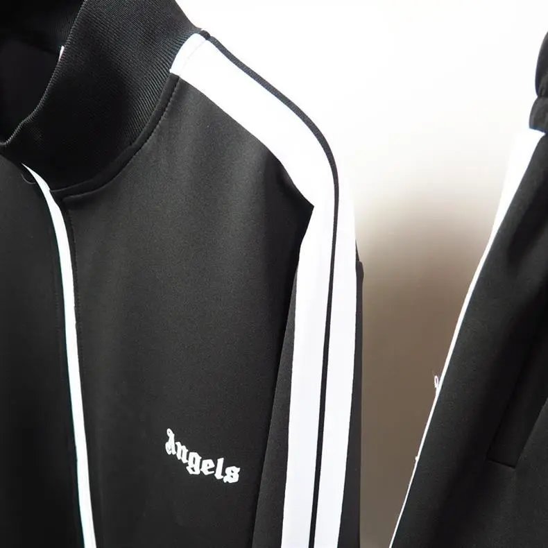 Palace Angels Track Jacket Beige with Rasta Stripes Outerwear - 41