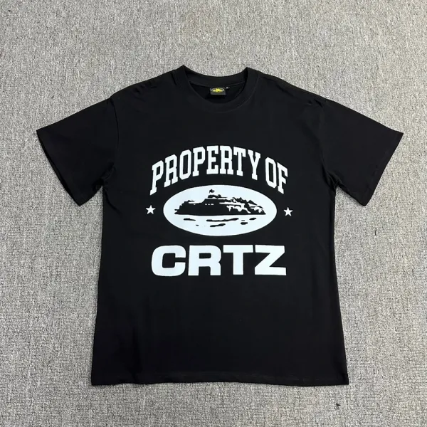 Off-White Floral Oval Logo Black T-Shirt - 23