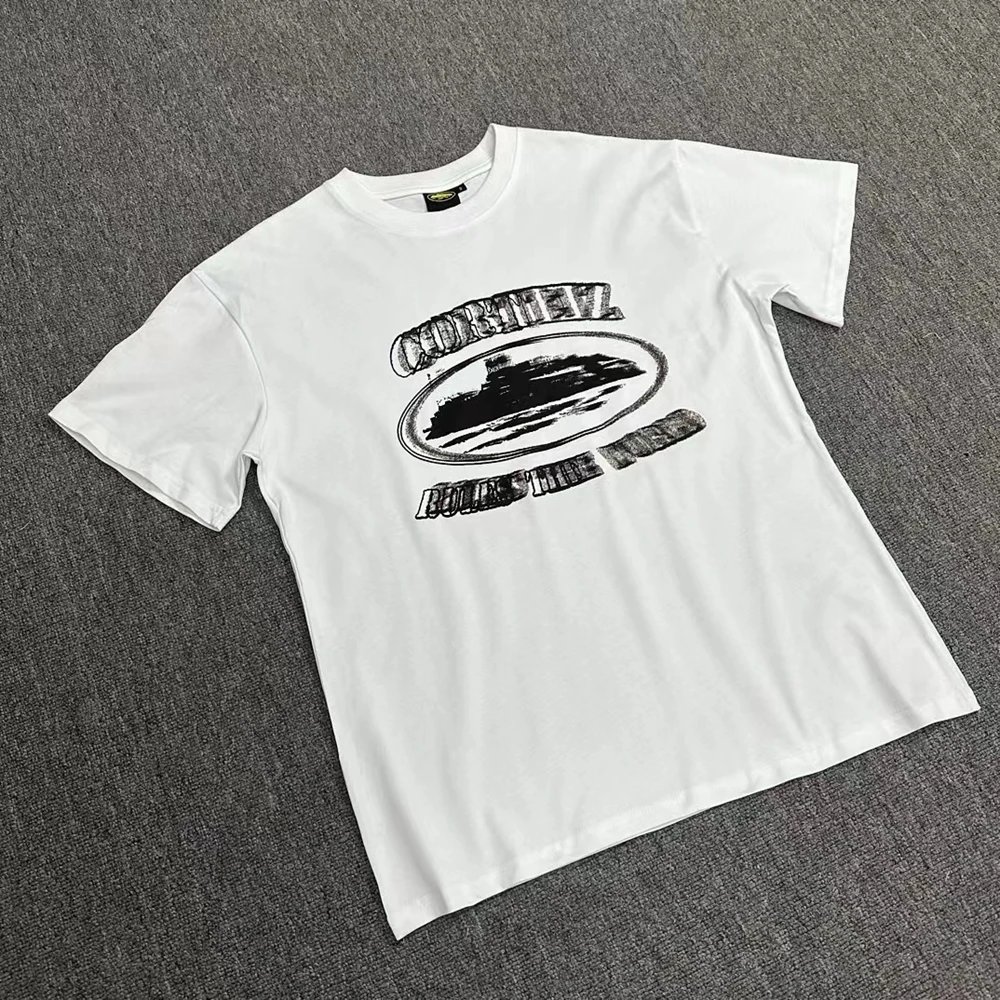 Off-White Floral Oval Logo Black T-Shirt - 33