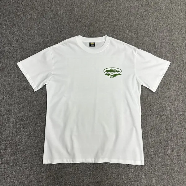 Off-White Floral Oval Logo Black T-Shirt - 43