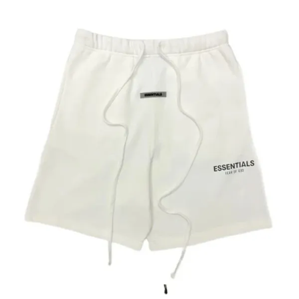 Fear of God Essentials Drawstring Shorts White - 1