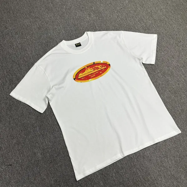 Off-White Floral Oval Logo Black T-Shirt - 11