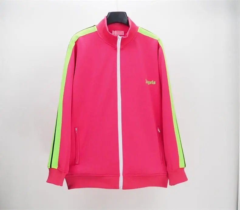 Palace Angels Track Jacket Beige with Rasta Stripes Outerwear - 34