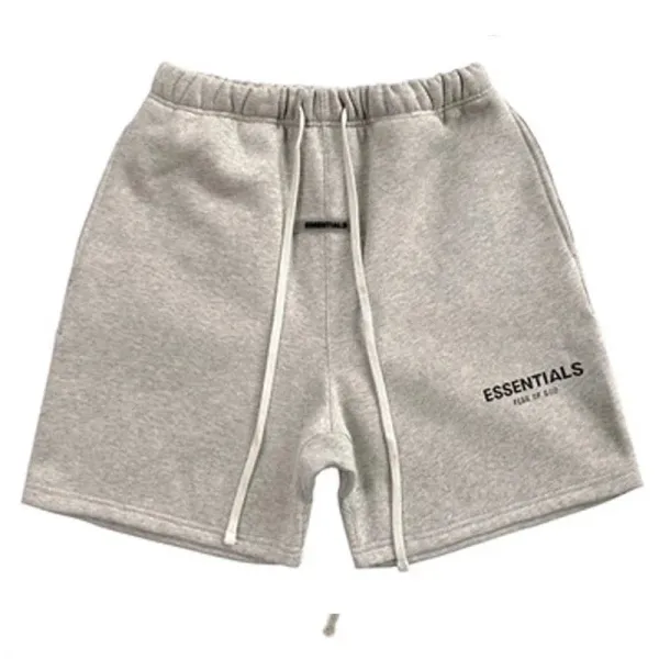Fear of God Essentials Fleece Shorts Gray - 1
