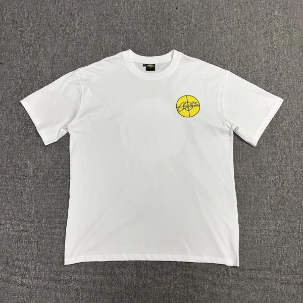 Off-White Floral Oval Logo Black T-Shirt - 14
