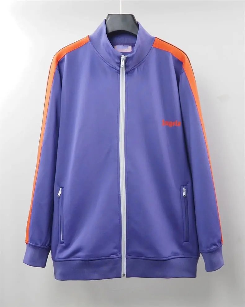 Palace Angels Track Jacket Beige with Rasta Stripes Outerwear - 33