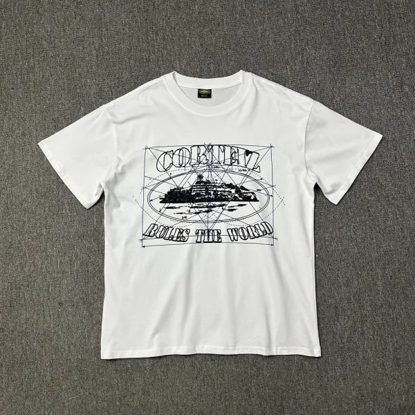 Off-White Floral Oval Logo Black T-Shirt - 51