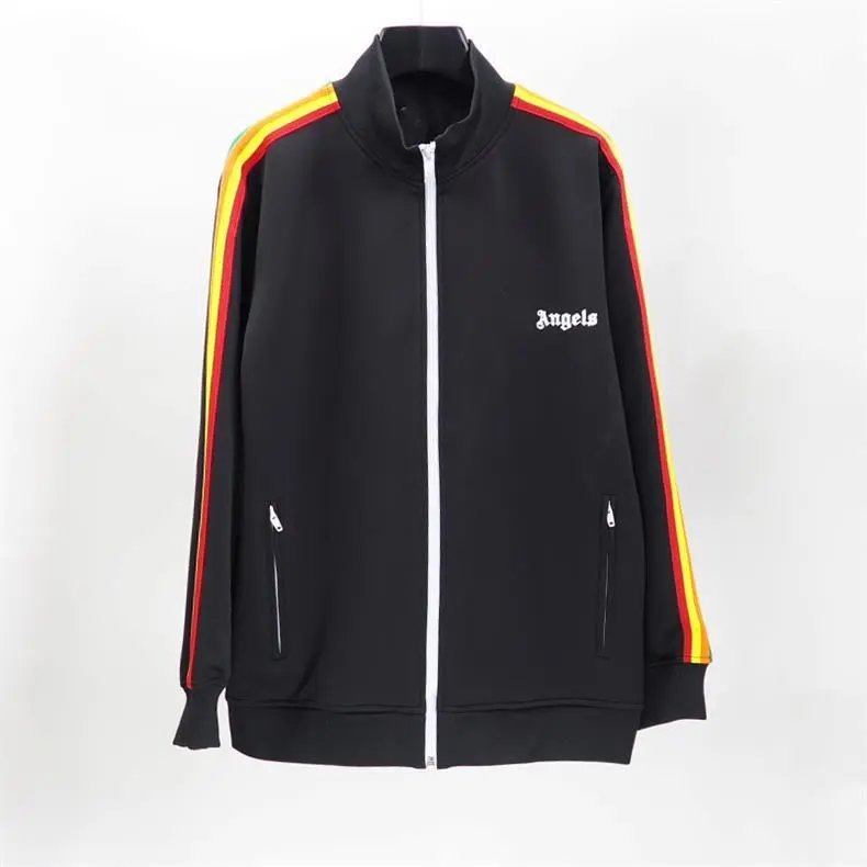 Palace Angels Track Jacket Beige with Rasta Stripes Outerwear - 20
