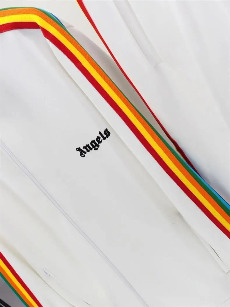 Palace Angels Track Jacket Beige with Rasta Stripes Outerwear - 39