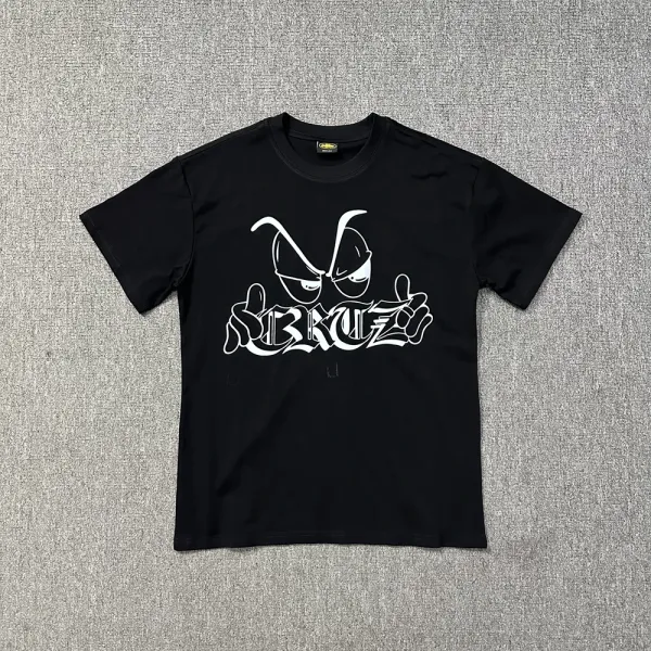 Off-White Floral Oval Logo Black T-Shirt - 47