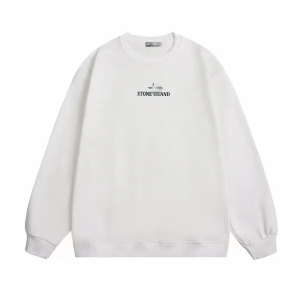 Stone Island Compass Logo Black Hoodie - 7