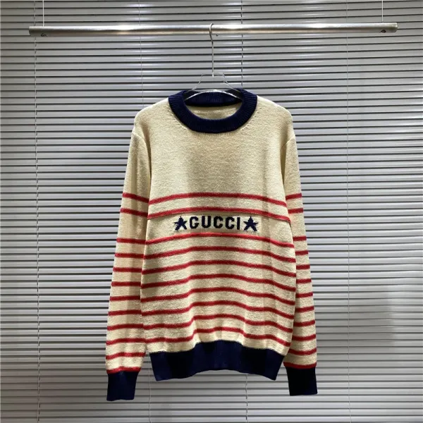 Gucci Bear GG Knit Sweater Blue - 23