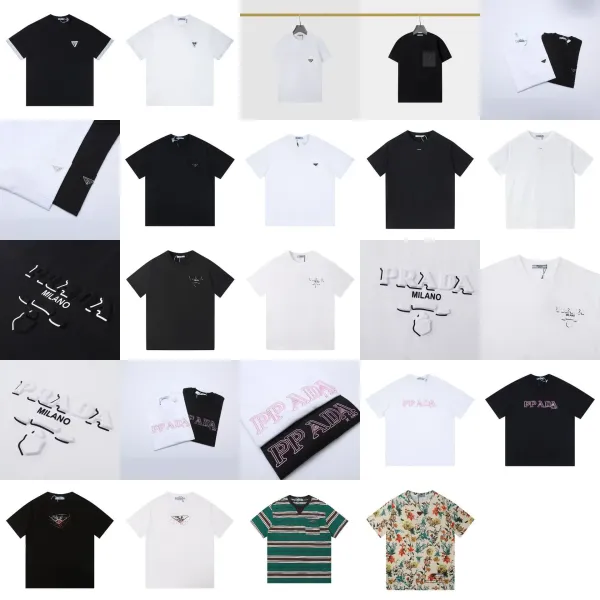 Prada Triangle Logo White T-Shirt - 11