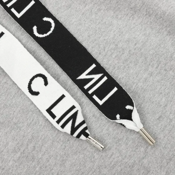 Celine Logo Tape Hoodie Gray - 9