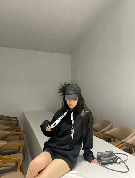 Celine Logo Tape Hoodie Gray - 10