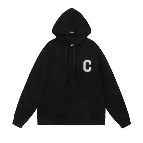 Design C Logo Hoodie Black - 1