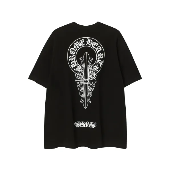 Chrome Hearts Logo Embroidered White Polo - 20
