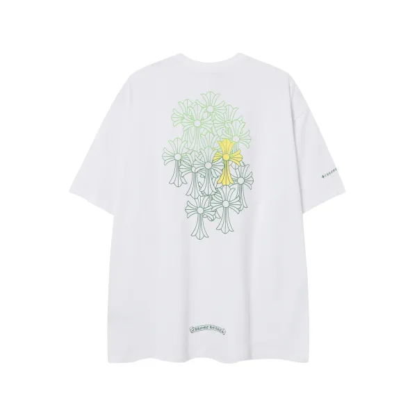Chrome Hearts Logo Embroidered White Polo - 29