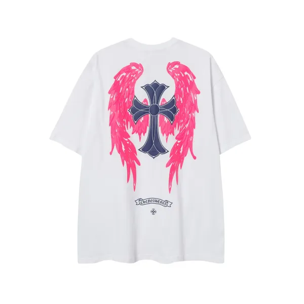 Chrome Hearts Logo Embroidered White Polo - 36