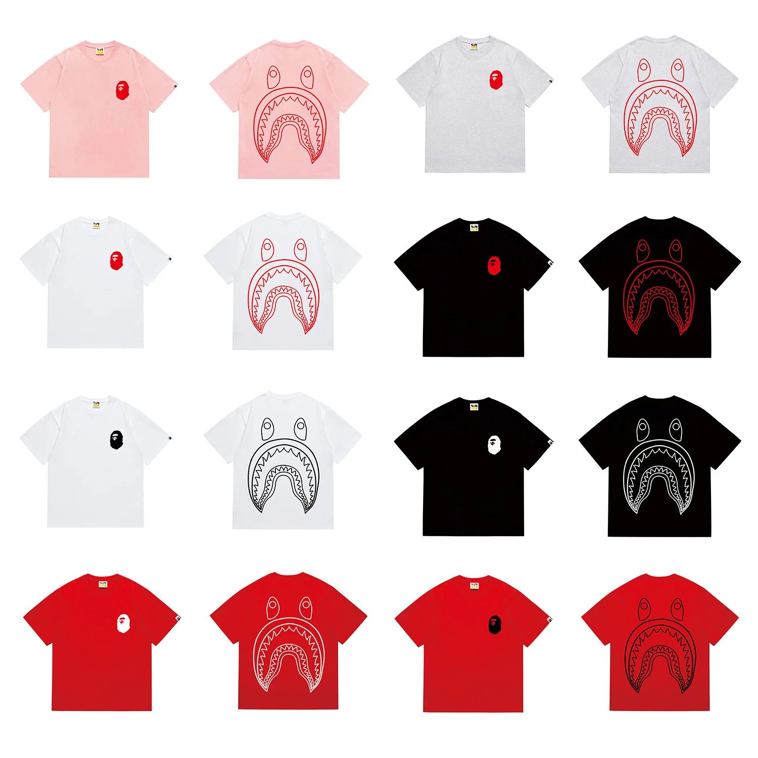 BAPE short-sleeved shirt