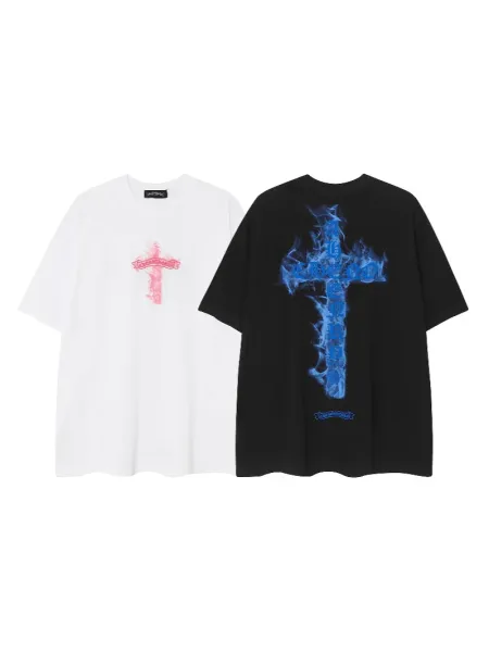 Chrome Hearts Logo Embroidered White Polo - 11