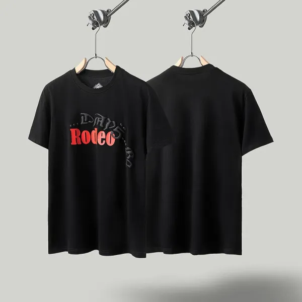 Rodeo ...Days Graphic Print Black T-Shirt - 1
