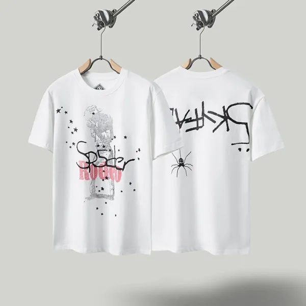 Spider Rogue White Graphic T-Shirt - 1