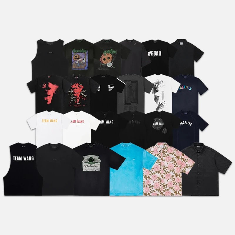 Silicone Letter Velvet Short Sleeve T-Shirt