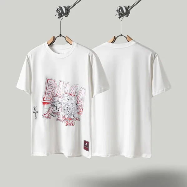 Travis Scott x Bape Bama T-Shirt White - 1