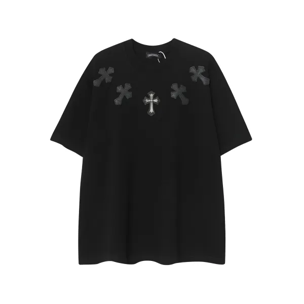 Chrome Hearts Logo Embroidered White Polo - 48