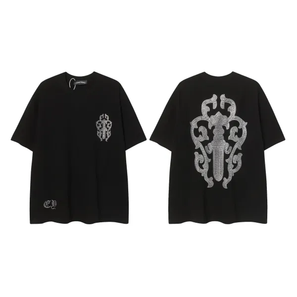 Chrome Hearts Logo Embroidered White Polo - 30